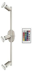 Eglo 75385 - LED RGB Faretto dimmerabile BUZZ-C 3xGU10/4W/230V