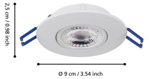 Eglo 75763 - SET 3x Lampada LED da incasso ZUJAR LED/3,4W/230V bianco