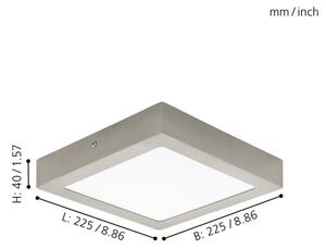 Eglo 94526 - Plafoniera LED FUEVA 1 LED/16,5W/230V