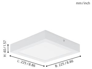 Eglo 78202 - Plafoniera LED FUEVA LED/16,5W/230V