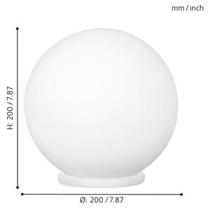 EGLO 85264 - Lampada da tavolo RONDO 1xE27/60W/230V diametro 20 cm