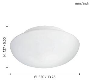 Eglo 83404 - Plafoniera ELLA 2xE27/60W/230V