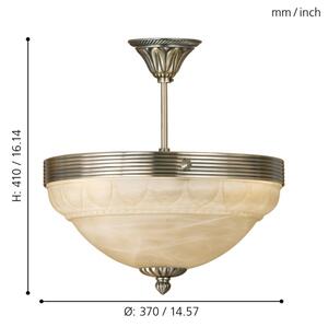 EGLO 85856 - Lampadario MARBELLA 3xE14/60W/230V