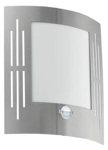 EGLO 88144 - Applique da esterno con sensore CITY 1xE27/15W