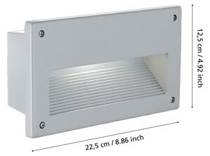 Eglo 88575 - Faretto da incasso per esterno ZIMBA 1xE14/60W/230V