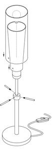 EGLO 89835 - Lampada da tavolo PINTO 1xE27/60W