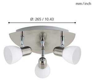 EGLO 90986 - Faretto ENEA 3xE14/40W
