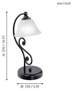 Eglo 91007 - Lampada da tavolo MURCIA E14/40W/230V