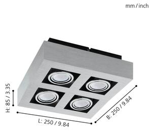 Eglo 91355 - Faretto LED LOKE 1 4xGU10-LED/5W/230V