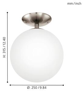 EGLO 91589 - Plafoniera RONDO 1xE27/60W diametro 25 cm