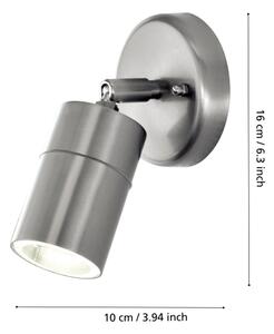 Eglo 93268 - Illuminazione LED da esterno STOCKHOLM 1 1xGU10/5W/230V