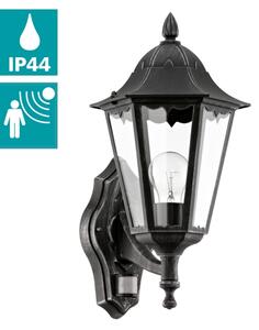 Eglo 93458 - Applique da esterno con sensore NAVEDO 1xE27/60W/230V