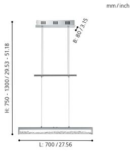 Eglo 93625 - Lampada LED dimmerabile CARDITO 1 LED/24W/230V