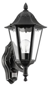 Eglo 93458 - Applique da esterno con sensore NAVEDO 1xE27/60W/230V
