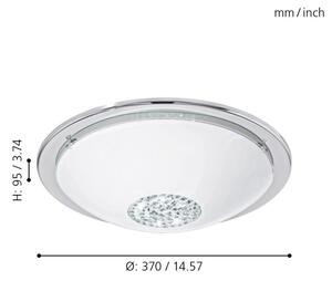 Eglo 93778 - Plafoniera LED GIOLINA LED/12W/230V