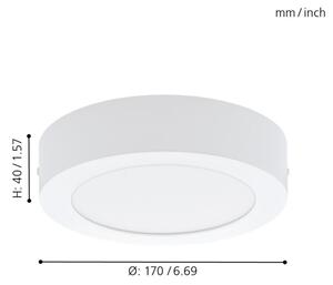 Eglo 94072 - Plafoniera LED FUEVA 1 LED/10,89W/230V