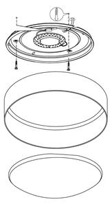 Eglo 93949 - Plafoniera LED PALOMARO LED/12W/230V