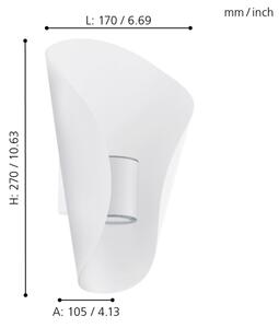 Eglo 93991 - Illuminazione LED da esterno BOSARO 2xLED/2,5W/230V