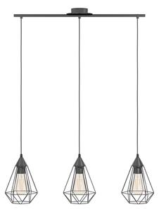 Eglo 94189 - Lampadario TARBES 3xE27/60W/230V