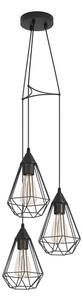 Eglo 94191 - Lampadario TARBES 3xE27/60W/230V