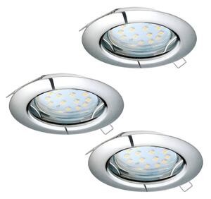 Eglo 94236 - SET 3pz Lampada LED da incasso PENETO 3xGU10-LED/3W/230V