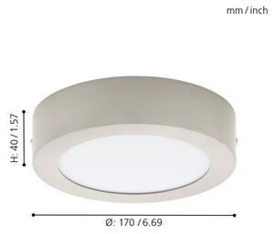 Eglo 94523 - Plafoniera LED FUEVA 1 LED/10,9W/230V