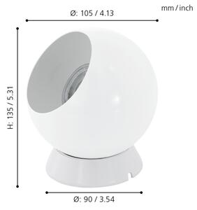 Eglo 94513 - Lampada LED da tavolo/da parete PETTO 1 1xGU10/2,8W/230V bianca