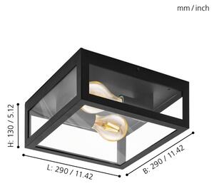 Eglo 94832 - Lampada da esterno ALAMONTE 1 2x60W