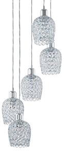 Eglo 94898 - Lampadario sospeso a cavo BONARES 1 5xE27/60W/230V