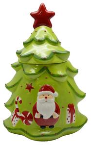 Biscottiera a Forma di Albero di Natale in Ceramica