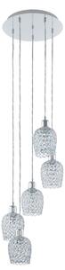 Eglo 94898 - Lampadario sospeso a cavo BONARES 1 5xE27/60W/230V