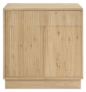 Mobile bagno in legno massello di rovere L80 cm ALISTAIR