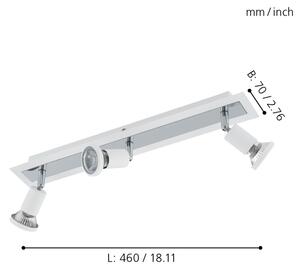 Eglo 94961 - Faretto LED SARRIA 3xGU10-LED/5W/230V