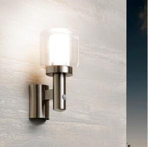 Eglo 95017 - Applique da esterno con sensore POLIENTO 1xE27/40W