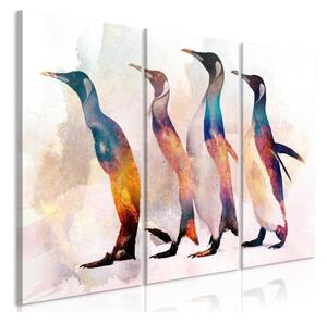 Quadro Penguin Wandering (3 Parts)
