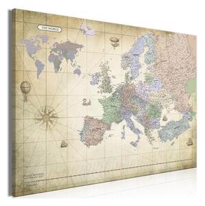 Quadro Map of Europe (1 Part) Wide