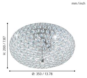 Eglo 95284 - Lampada da soffitto CLEMENTE 2xE27/60W/230V