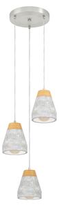 Eglo 95526 - Lampadario TAREGA 3xE27/60W/230V