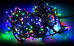 Luci di Natale 180 LED 9,16m Multicolor da Interno Cavo Verde