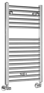 Radiatore da bagno Aqualine ALYA, modello diritto, 450x803 mm, cromato