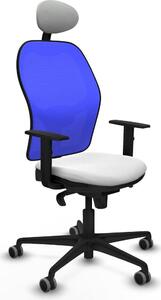 Sedia da ufficio con poggiatesta Jorquera Piqueras y Crespo 1D036G1 Bianco