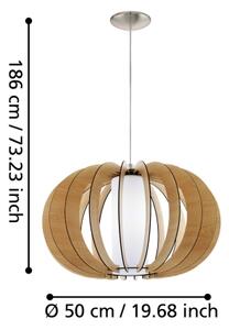 Eglo 95599 - Lampadario STELLATO 1 1xE27/60W/230V