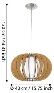 Eglo 95598 - Lampadario STELLATO 1 1xE27/60W/230V