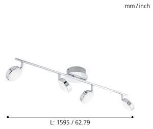 Eglo 95632 - Faretto LED SALTO 4xLED/5,4W/230V