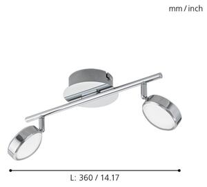 Eglo 95629 - Faretto LED SALTO 2xLED/5,4W/230V