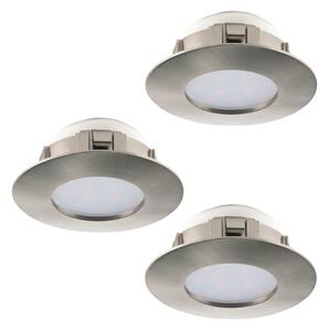 Eglo 95816 - SET 3x faretti da incasso LED PINEDA LED/6W/230V