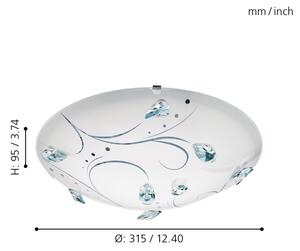 Eglo 95689 - Plafoniera LED SORRENTA 1 LED/16W/230V
