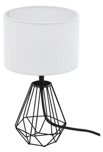 Eglo 95789- Lampada da tavolo CARLTON 2 1xE14/60W/230V