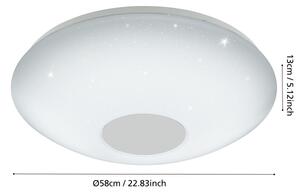 Eglo 95973 - Plafoniera LED dimmerabile VOLTAGO 2 LED/30W/230V