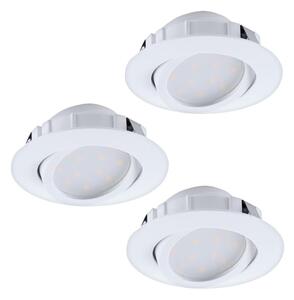 Eglo 95857- SET 3x Lampada da incasso LED dimmerabile PINEDA 1xLED/5,5W/230V